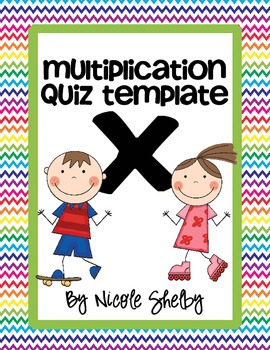 Multiplication Quiz Freebie