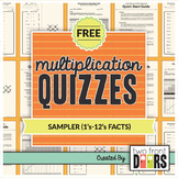 Multiplication Quizzes (1's-12's Facts)