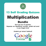 Multiplication Quiz with Google Forms - Bundle