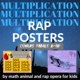 Multiplication Rap Posters