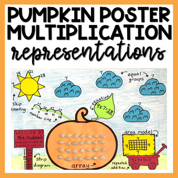 Preview of Multiplication Representations Pumpkin Activity