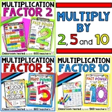 Multiplication Review Activities - Multiplication Facts 2,