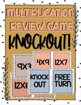 Preview of Multiplication Review Knockout Game