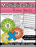 Multiplication (Review Sheets)