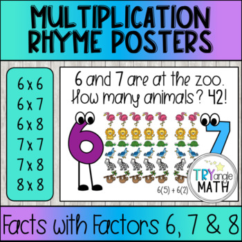 Preview of Multiplication Rhyme Posters