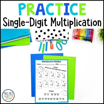 Multiplication Facts Riddles - Single Digit Multiplication Worksheets