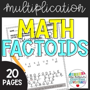 Preview of Multiplication Riddles | Cryptogram Worksheets | Math Puzzles