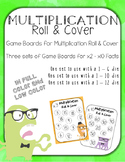 Multiplication Roll and Cover BUNDLE