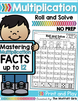 Preview of Multiplication: Roll and Solve
