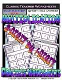 2-Digit by 1-Digit Multiplication SET #1: Regrouping-Grades 4-5 (4th-5th Grade)