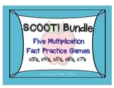 Multiplication Scoot Bundle x3 to x7