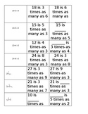 Multiplication Sentences and Equations