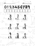Multiplication Set Touch Points 2x- Set of 9, 15 and 24