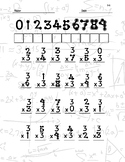 Multiplication Set with Touch Points 3x- Set of 9, 15, and