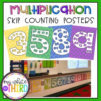 Preview of Multiplication / Skip Counting Posters