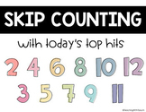 Multiplication Skip Counting Songs 2-12 (Pastel Colors)