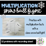 Multiplication Snowball Fight