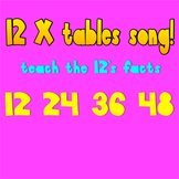 Multiplication Song- 12 times tables (with video)