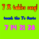 Multiplication Song-7 times tables (with video)