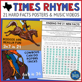 Multiplication Rhymes Song and Posters