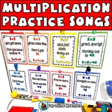 Multiplication Facts Number Posters Flash Cards with Answe