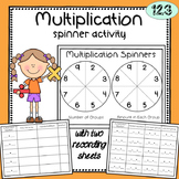 Multiplication Spinner Activity