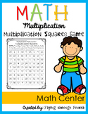 Multiplication {Squares Game} Math Center!