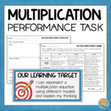 Multiplication Strategies Assessment, Performance Task + R