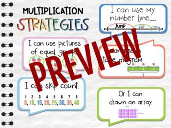Preview of Multiplication Strategies