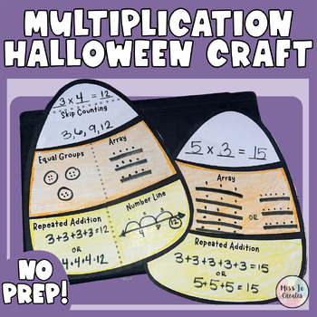 Preview of Multiplication Strategies - Candy Corn Craft