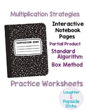 Multiplication Strategies Interactive Notebook