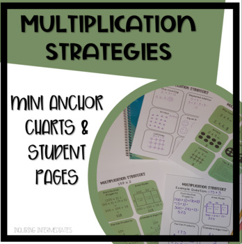 Preview of Multiplication How To Mini Anchor Charts and Worksheets