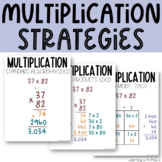 Multiplication Strategies Notes for Interactive Math Notebook