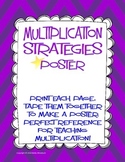 Multiplication Strategies Poster