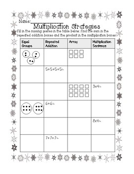 multiplication strategies practice by allie third grade parade tpt