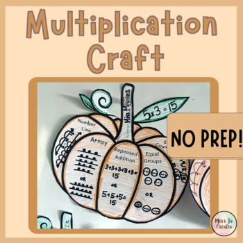 Preview of Multiplication Strategies - Pumpkin Craft