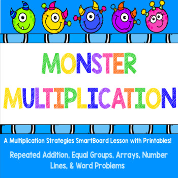 Preview of Multiplication SmartBoard with Worksheets!