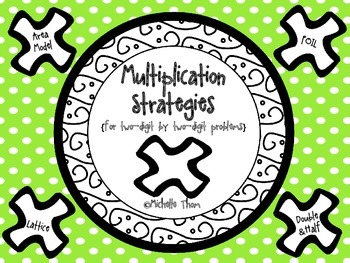 Preview of Multiplication Strategies {for two-digit by two-digit problems}