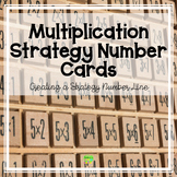 Multiplication Strategy Number Cards