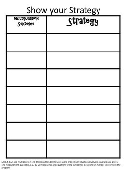 Preview of Multiplication Strategy Stations