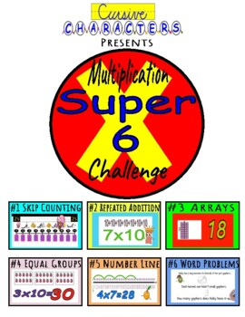 Preview of Multiplication Super 6 Study Challenge