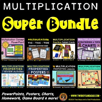 Preview of Multiplication  Super Bundle