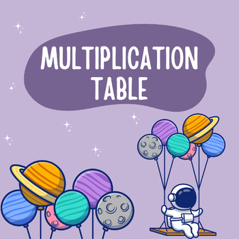 Preview of Multiplication Table