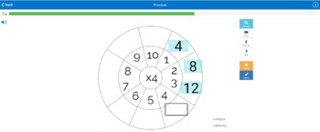 Preview of Multiplication Table Boomlearning boomcard Activity