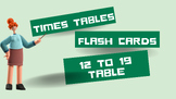 Multiplication Table Flash Cards (12 to 19 table)
