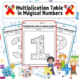 Multiplication Table in Magical Numbers/ End of Year Math 