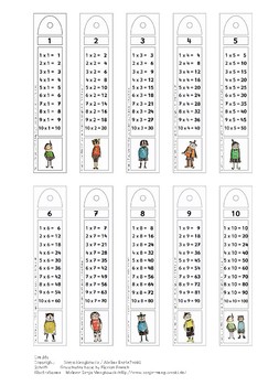 Preview of Multiplication Tables - Tables 1 to 10 - Einmaleins üben