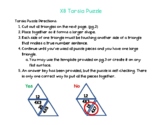 Multiplication Tarsia Puzzle X8 and X9