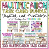 Multiplication Task Card Bundle | Digital and Printable