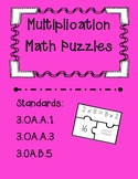 Multiplication Task Card Puzzles